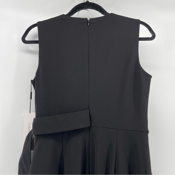 Calvin Klein NWT Black Belted Jumpsuit 4 - Picture 6 of 8